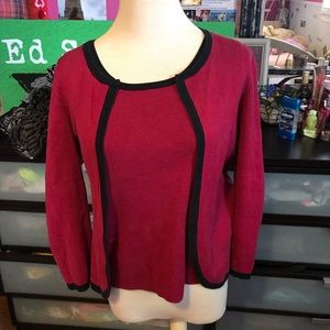 Geoffrey Beene Sweater Blouse set